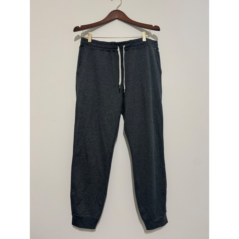 Vuori Ponto Performance Jogger Charcoal Heather Mens Large VW303 DreamKnit Pants